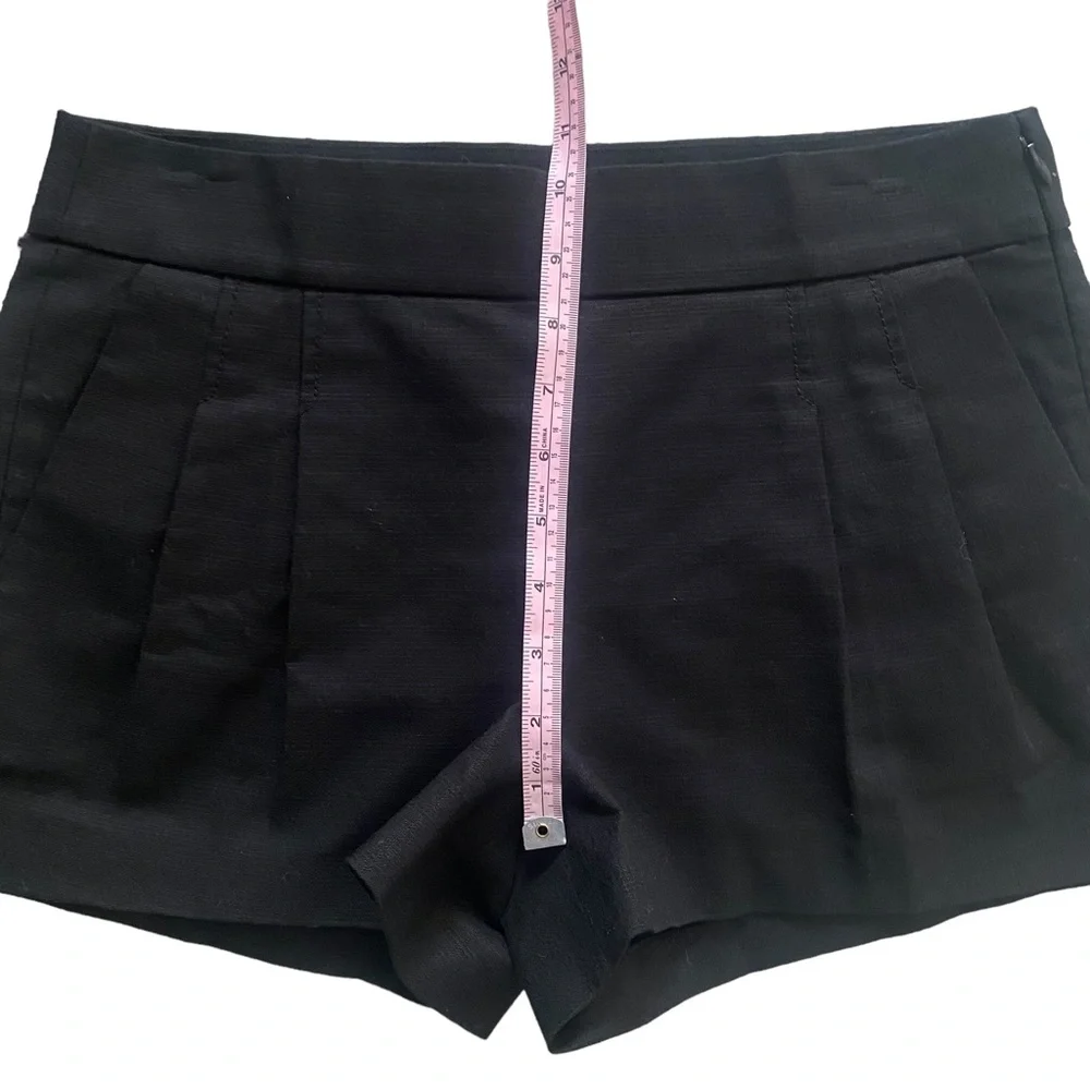 J.Crew NEW Black Pleated Shorts with Side Zipper 4 - Picture 9 of 12